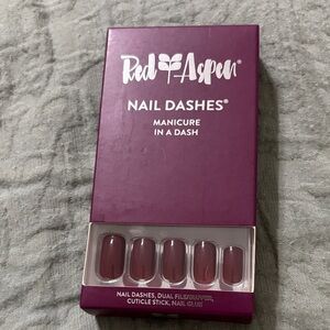 Red Aspen Nail Dashes - purple Riley